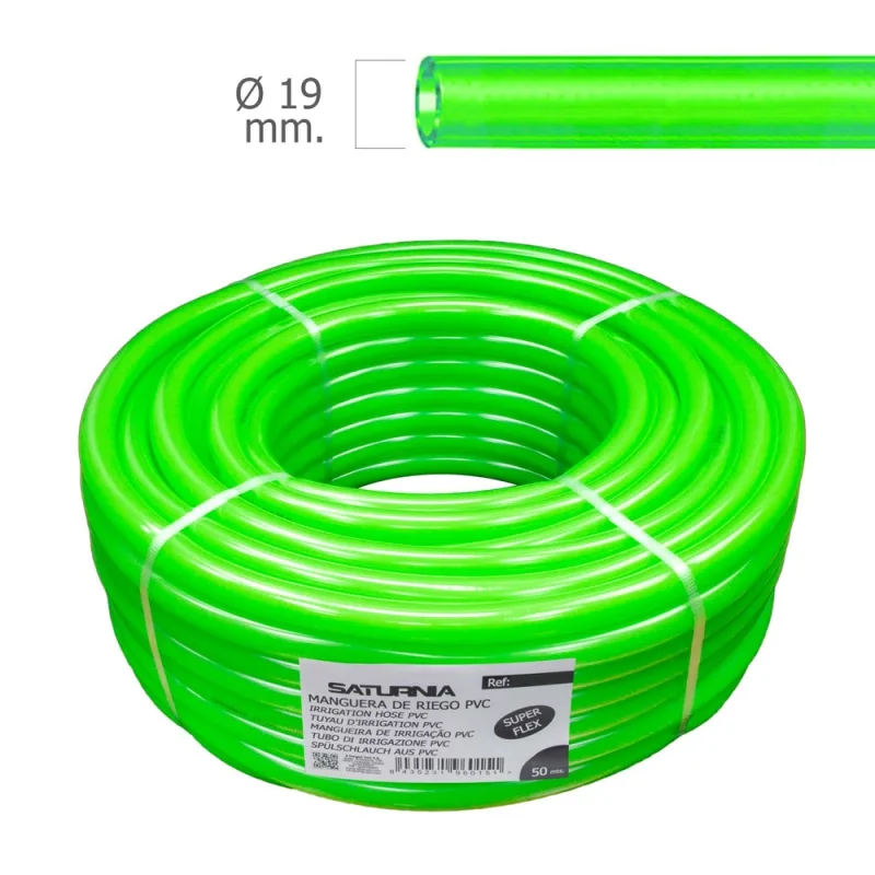 Manguera latflex ø 19 mm. - 3/4" rollo 50 metros. manguera jardin, manguera riego, manguera reforzada,
