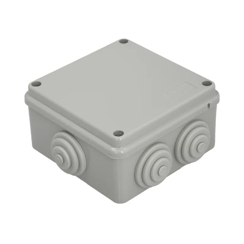 WOLFPACK LINEA PROFESIONAL Caja Estanca Superfie Con Tornillos 100 x 100 x 50 mm.