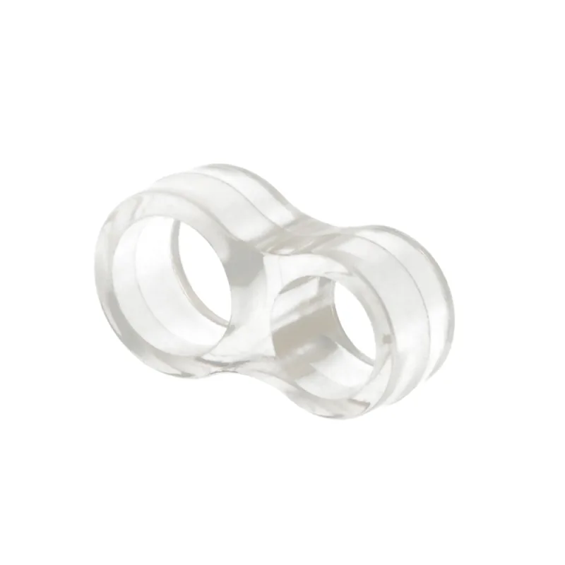 Tope puerta para manivela transparente (blister 4 unidades)