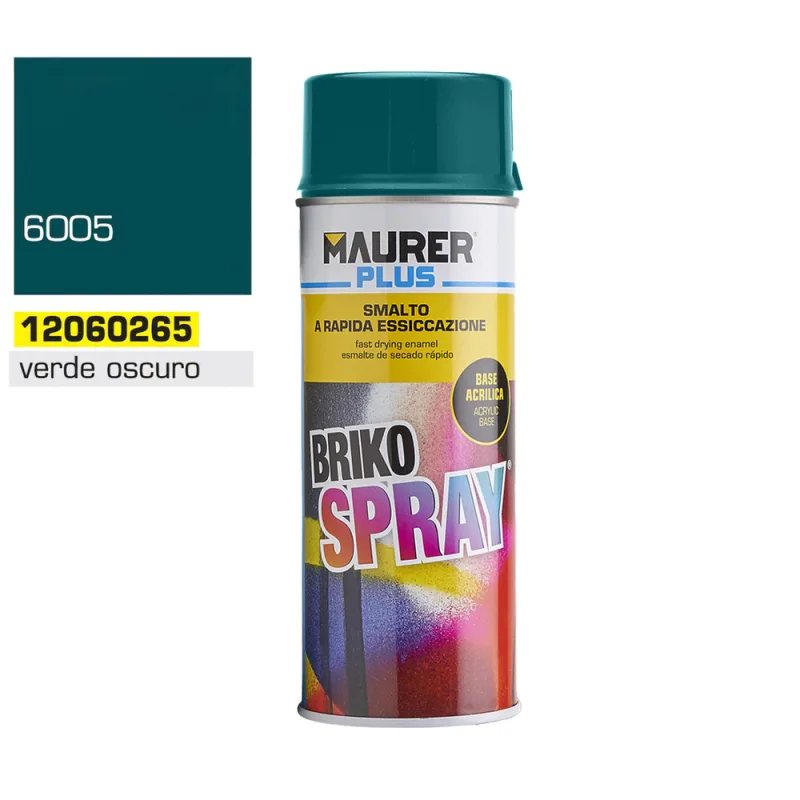 MAURER - Spray Pintura Verde Oscuro Musgo 400 ml.