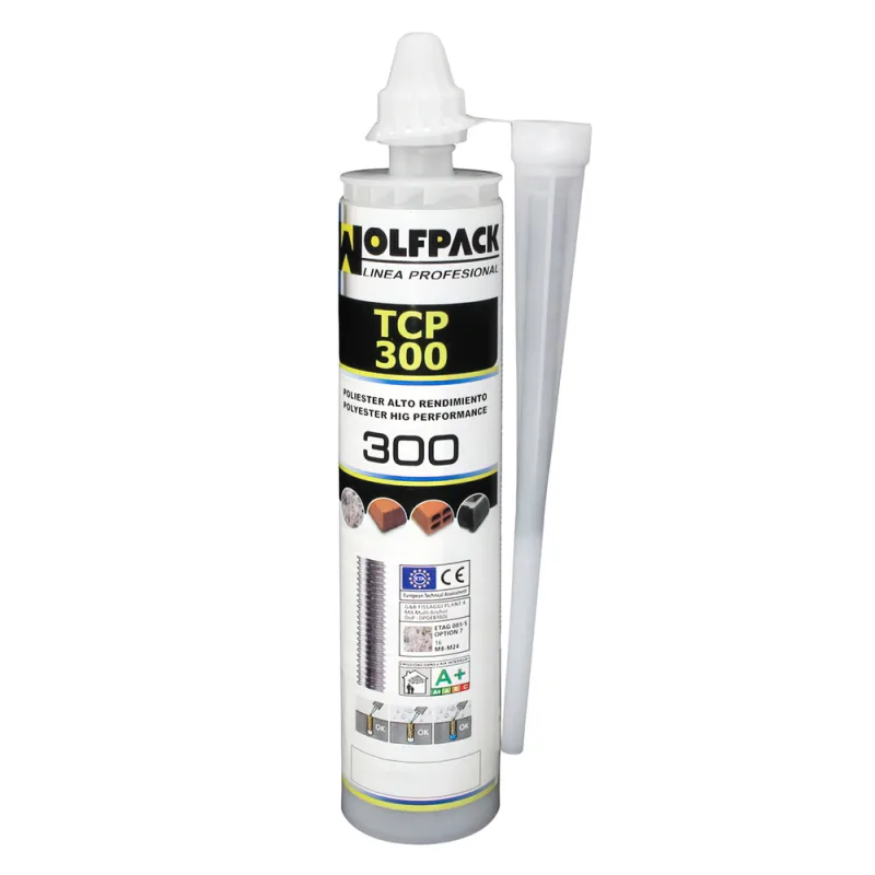 Anclaje quimico poliester 300 ml.