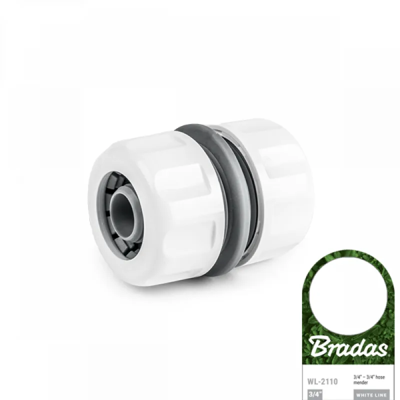 Bradas, modelo WL-2110, Acoplamiento de tuberías para sistema de riego, ideal para conexiones duraderas y resistentes, fácil de instalar, compatible con sistemas de riego
