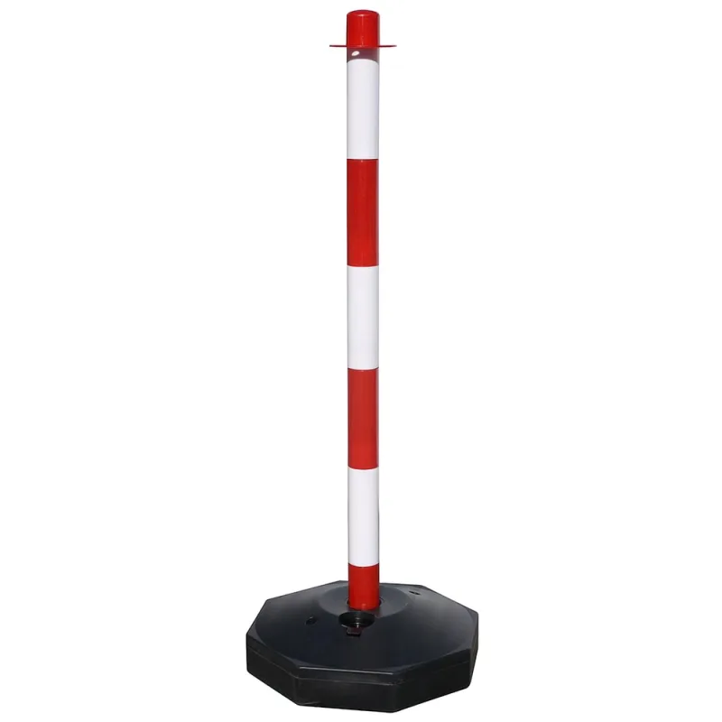 WOLFPACK LINEA PROFESIONAL Poste Para Cadena Plastico 90 cm. Con Base