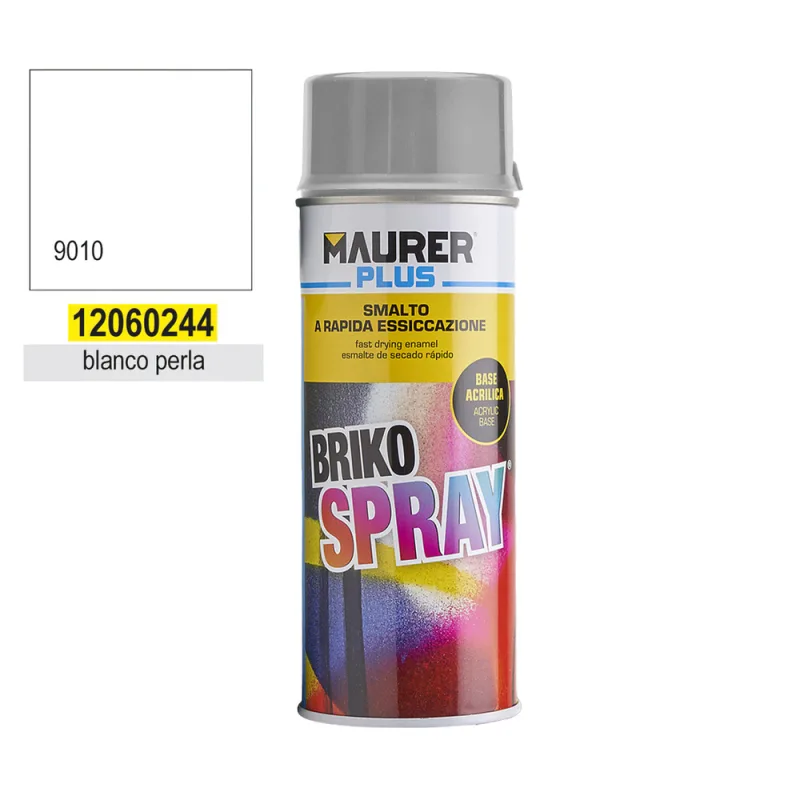 Spray pintura blanco perla 400 ml.