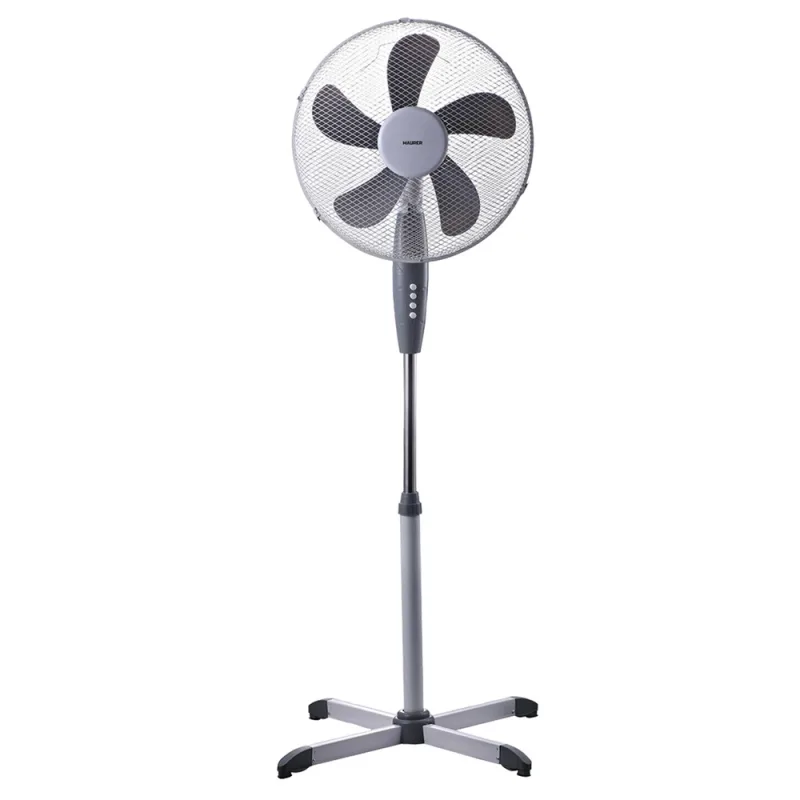 Ventilador pie ø 40 x 135 cm. 45 w. oscilación automatica, altura regulable, cabezal inclinable, base estable 60x60 cm.