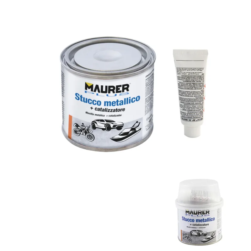 MAURER Masilla Reparadora Metales 150 ml. Con Endurecedor