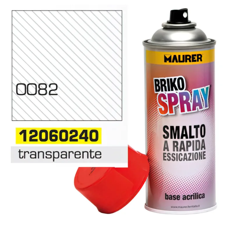 Spray pintura transparente brillo 400 ml.