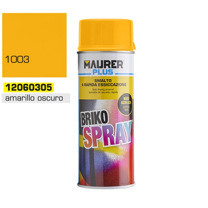 Spray pintura amarillo oscuro señal 400 ml.