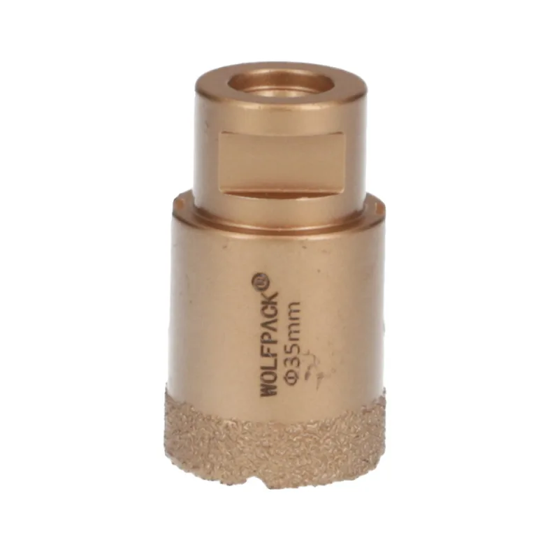 TELWIN - Corona Diamante Para Amoladora Ø 35 mm. Conexión Rosca M14. Corte Seco