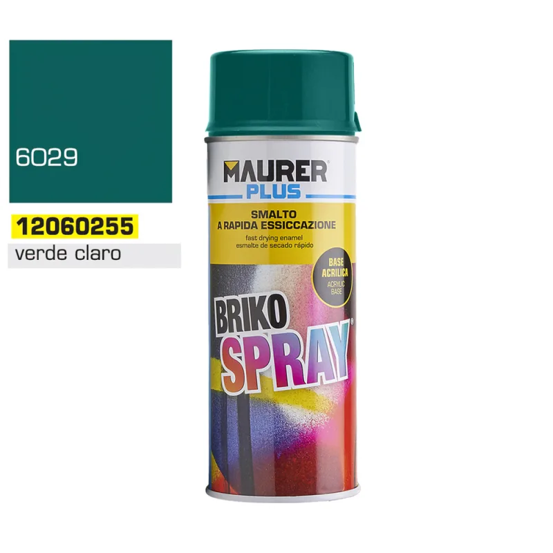 MAURER - Spray Pintura Verde Claro Menta 400 ml.