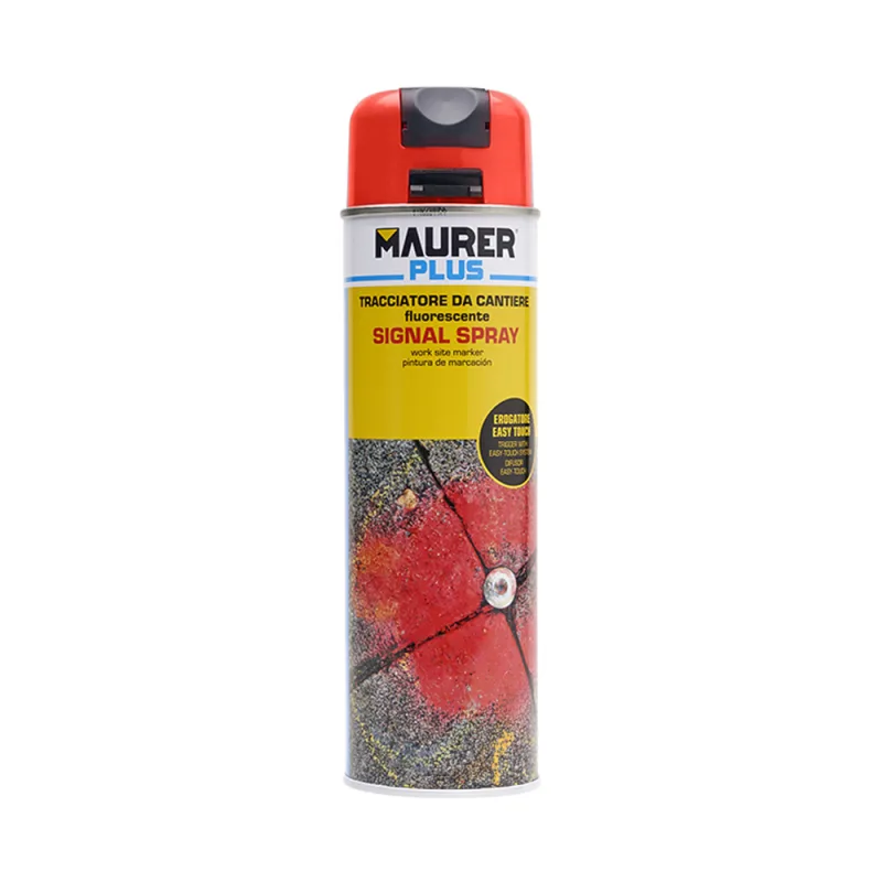 Spray pintura trazador rojo fluorescente 500 ml.