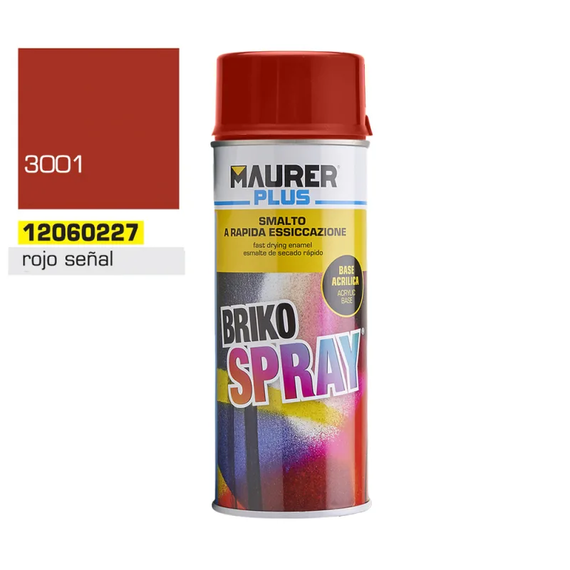 MAURER - Spray Pintura Rojo Señal 400 ml.