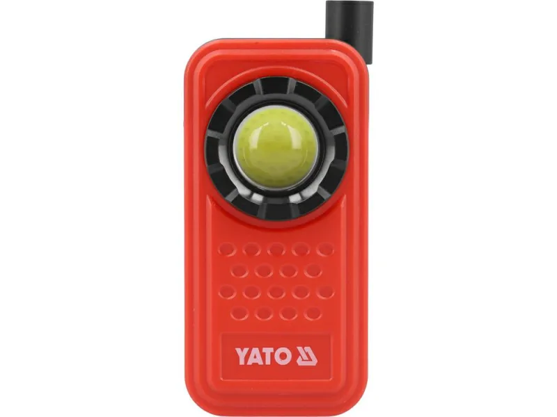 Yato, modelo YT-08554, Linterna de trabajo 600lm 3 en 1, ideal para trabajos de mecánica y reparación, multifuncional, portátil y de alta calidad.