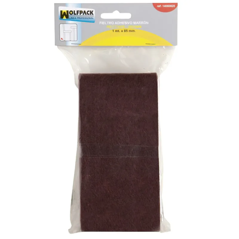 MAURER - Fieltro Adhesivo 1m. x 85 mm. Blister Marrón