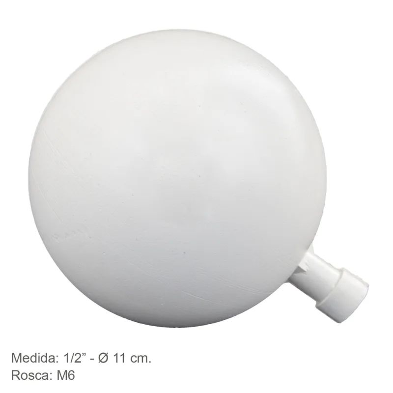 WOLFPACK LINEA PROFESIONAL Bóia Boya plastico 1/2" x 11 Ø cm. Rosca M6, 0, Multicolor, Unico