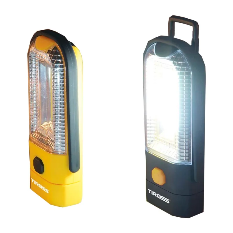 Linterna multifuncional Tiross 2x1W + 3W COB LED TS1843, luz adaptable y diseño resistente para diferentes escenarios.
