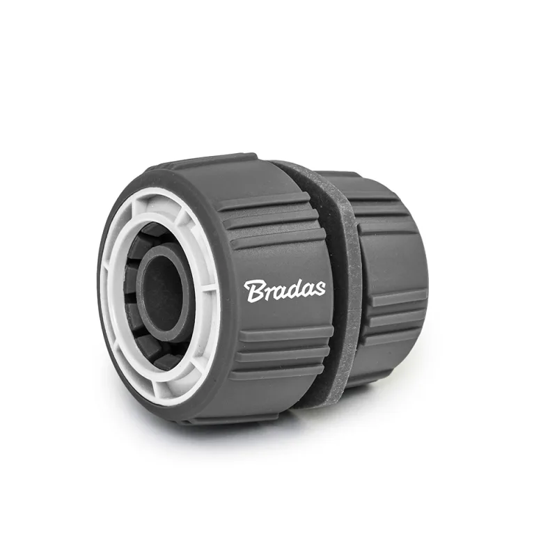 Bradas (White Line Soft), modelo WL-S2101, Conector para manguera 1/2" x 3/4", adaptador profesional para sistemas de riego, conexión segura y estanca