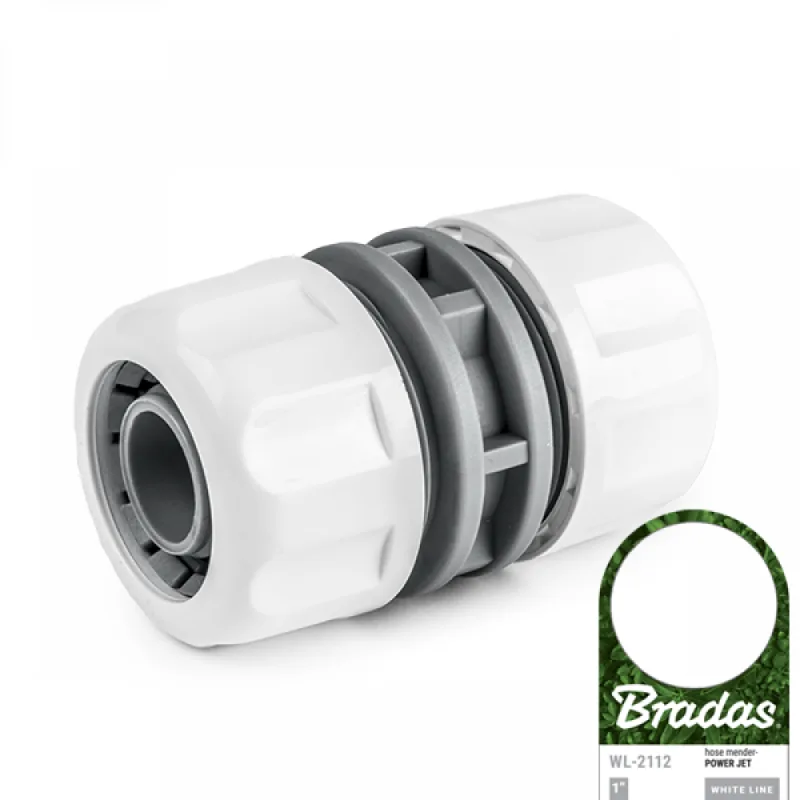 Bradas, modelo WL-2112, Acoplamiento de tuberías para sistema de riego, ideal para conexiones duraderas y resistentes, fácil de instalar, compatible con sistemas de riego