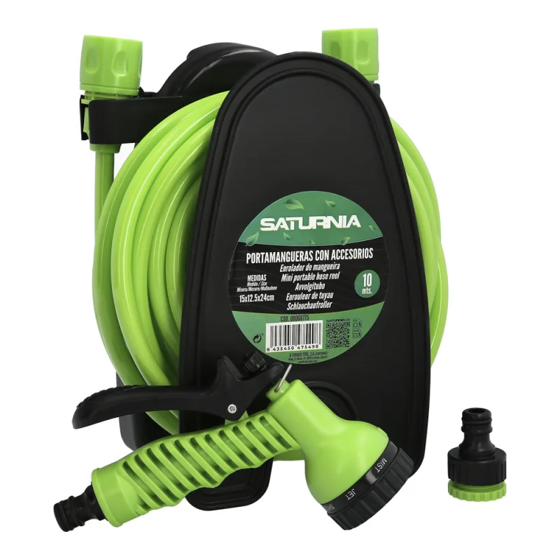 Portamangueras pared 10 metros con pistola