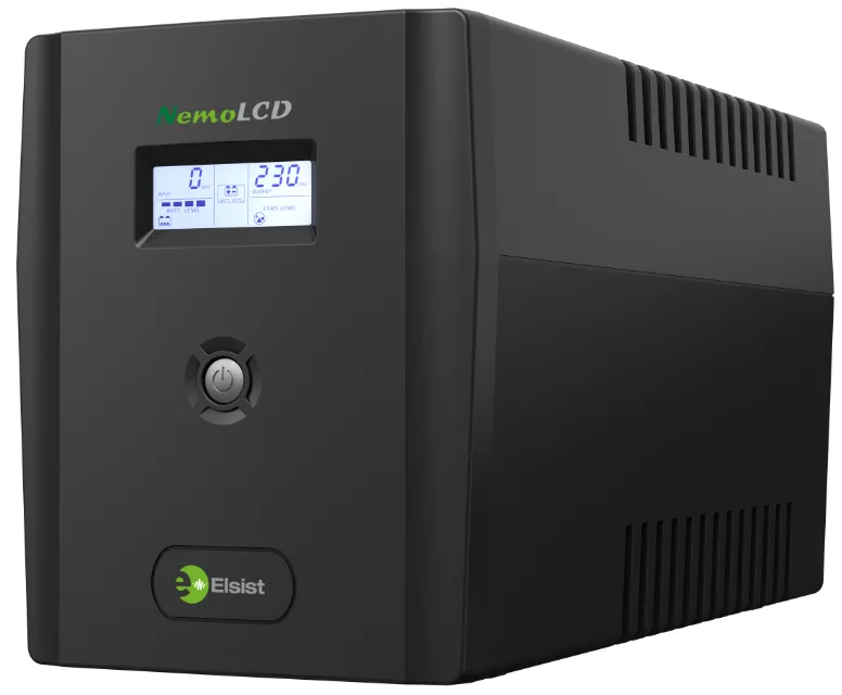 Elsist NemoLCD 300 sistema de alimentación ininterrumpida (UPS) Línea interactiva 3 kVA 1200 W 4 salidas AC