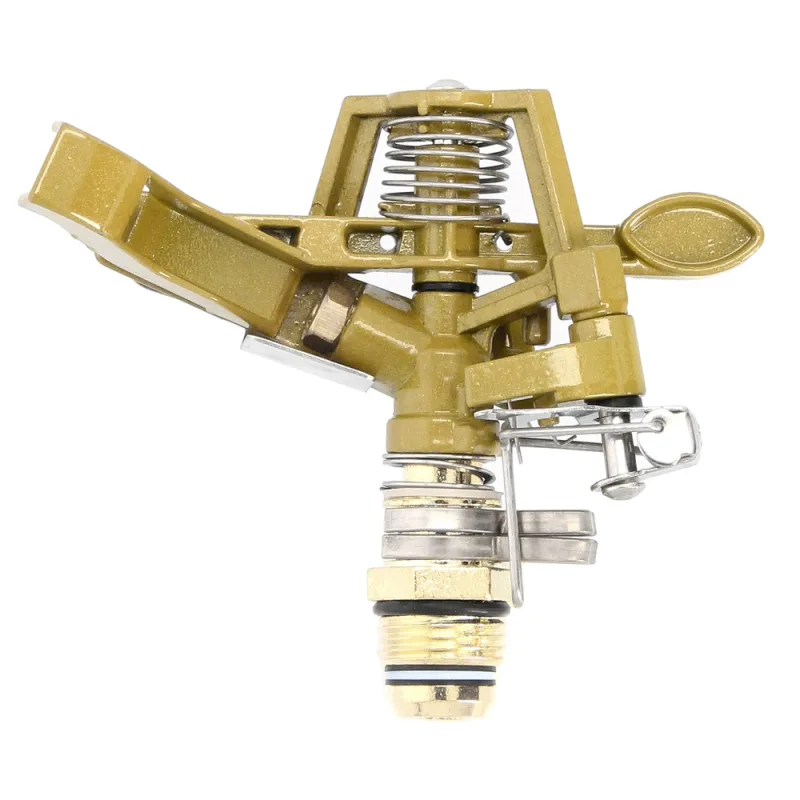 Aspersor Riego Regulable Metalico Sectorial Toma 1/2"" Fabricado En Zinc, Riego De Jardines/Cesped
