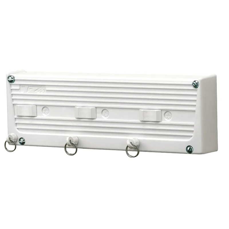 Cuncial TZ-S-3 | Tendedero Automático de Pared 3 Cuerdas | hasta 15 m de Tendido | Extensible 5 m por Cuerda | Blocaje Individual | Interior y Exterior | Compacto y Resistente | Fabricado en España