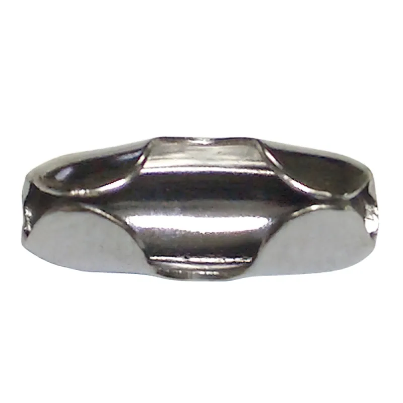 WOLFPACK LINEA PROFESIONAL - Enganche Cadena Bolas Unión Latón Cromado 3,2 mm. (Caja de 100 unidades)