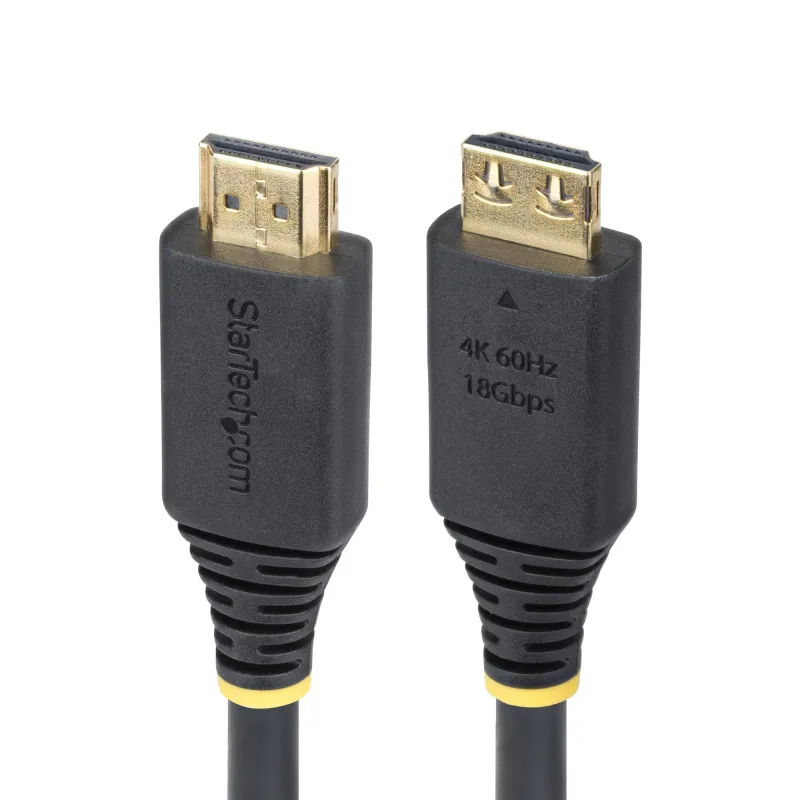 StarTech.com Cable HDMI de Alta Velocidad de 1,8m con Conectores con Agarre - 4K 60Hz/1440p 144Hz - HDR10/HDCP 2.2/ARC - 18Gbps - Cable HDMI 2.0 - Recubrimiento de TPE