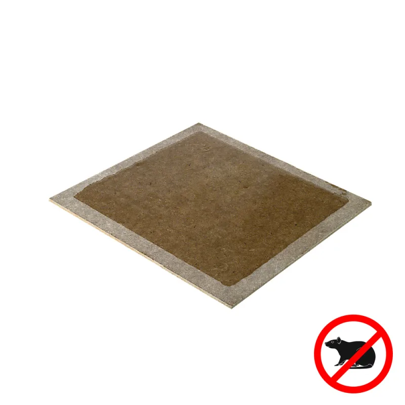 Trampa ratones adhesiva 19x14 cm. 2 unidades