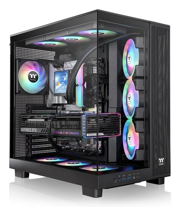 Thermaltake View 380 XL TG ARGB | Mid Tower Chassis | Black