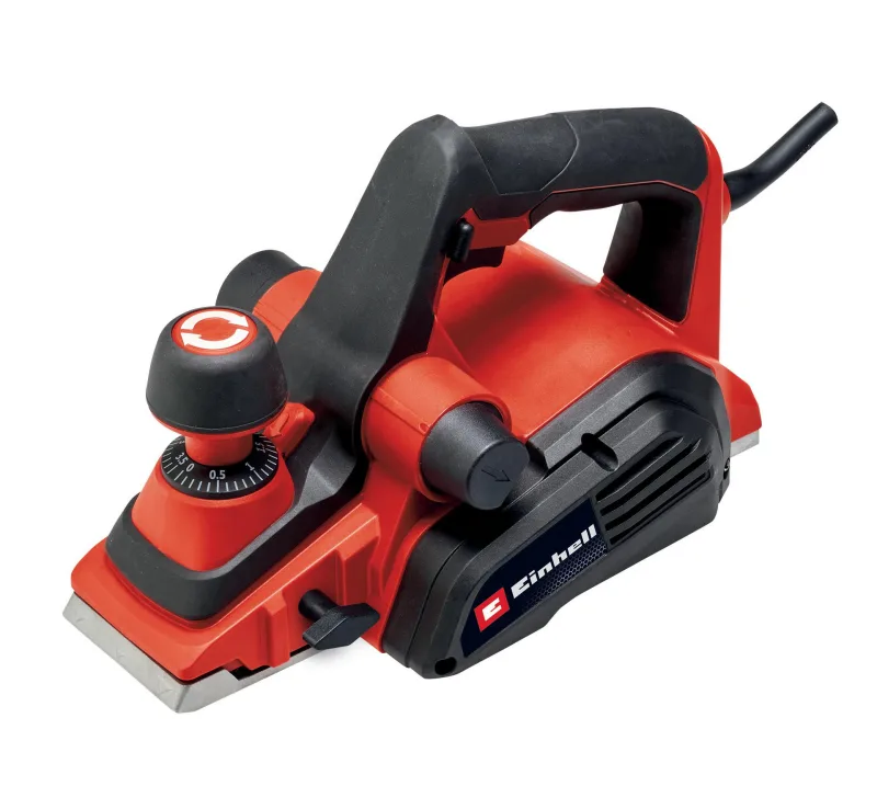 Einhell Cepillos eléctricos TE-PL 920 (920 W, profundidad de viruta hasta 3,5 mm, gran eje de cuchilla, zapata automática, incl. tope paralelo, adaptador de aspiración y 2 cuchillas reversibles TCT)