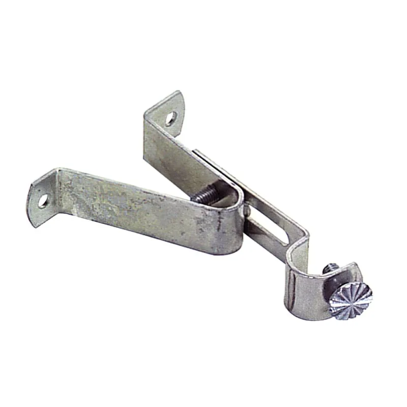 ORYX Soporte Barra 12 mm.Ø Cromo Frontal Extensible