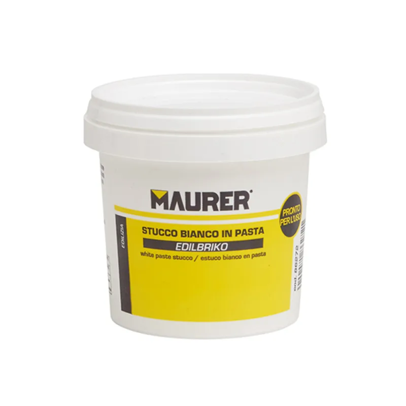 Edil masilla plástica blanca maurer (tarrina 0,5 kilos)