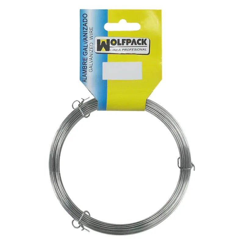 WOLFPACK LINEA PROFESIONAL Alambre Galvanizado (Rollo 500 Gramos) WIRE-WIRE