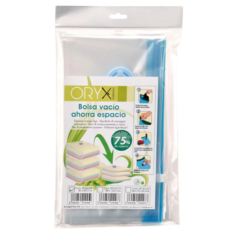 ORYX Bolsa Vacio Ahorra Espacio 80x60cm