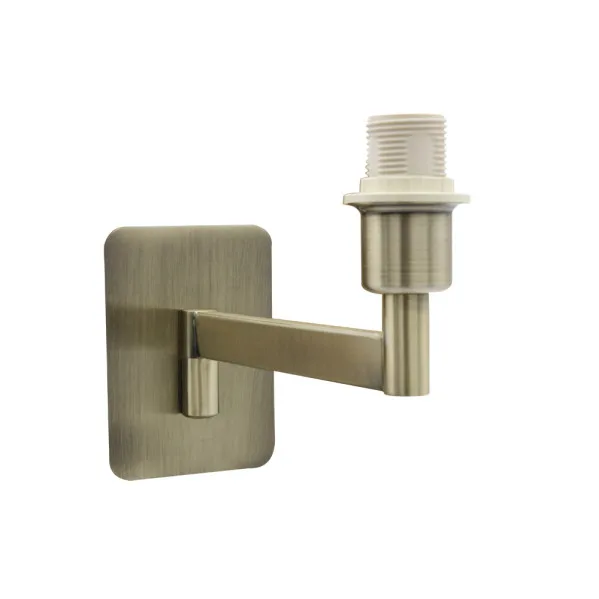 Arm. aplique abatible pivo 1xe14 cuero 14,5x8x22 cm