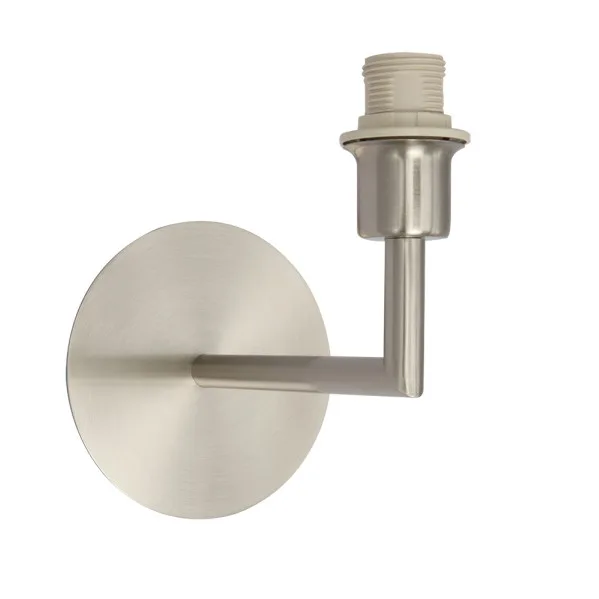 Arm. aplique zanco 1xe14 niquel 17x12x17,5 cm