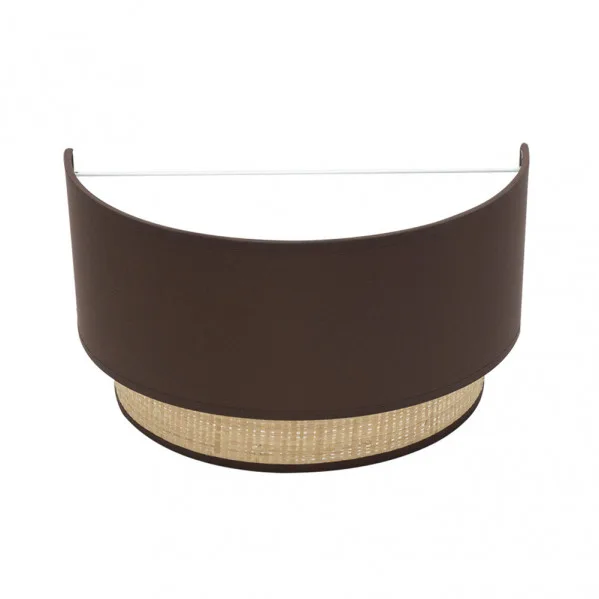 Aplique de pared con detalles en Natural modelo Kandy FABRILAMP