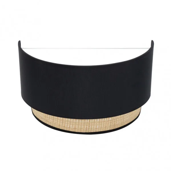 Aplique de pantalla en negro modelo Kandy FABRILAMP
