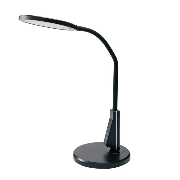 FABRILAMP Flexo Pandeo 7w 3000-4500-6000k Negro 595lm Usb Tactil,memoria,int.regulable 62x17,5x17,5cm