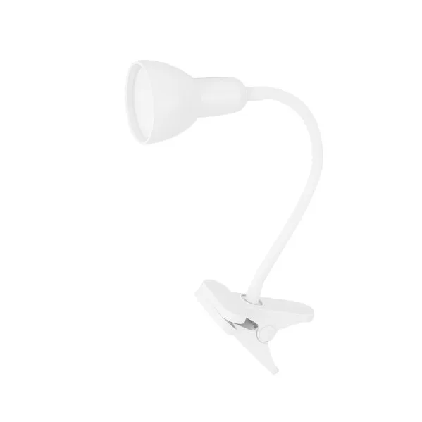 FABRILAMP Flexo Gates Blanco 6w 450lm 5000k Fijacion C/pinza Flexible Orientable 31x7x11,5 Cm