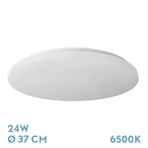 Plafon Led Modelo Tadeo Blanco Luz Fria 24 W