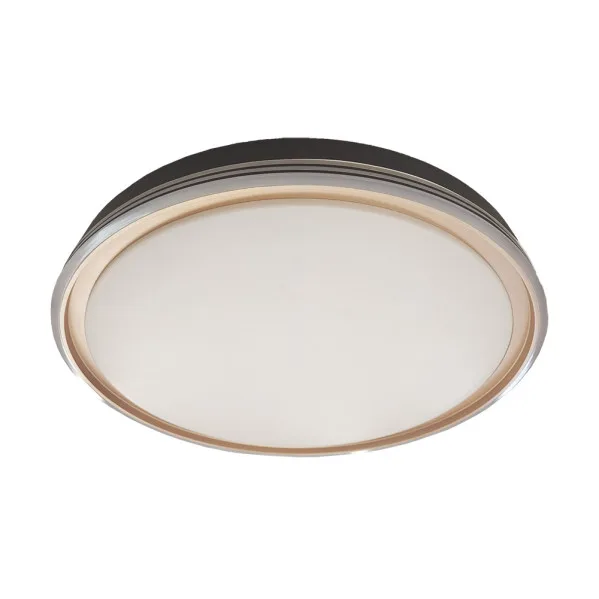 Plafón Picola Negro/Oro LED 60W 3000-4200-6500K 5400lm (Ø50x50x7cm) con Mando