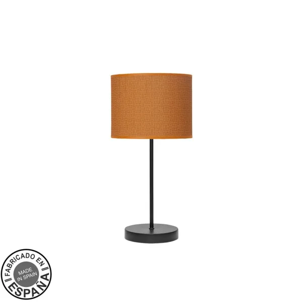 FABRILAMP Lámpara de sobremesa Moda 1xe14 Negro/naranja