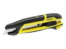 Stanley STHT10501-0 - Nożyk 18mm con Sistema de Rompimiento, Deslizante, Corte Preciso y Seguro, Herramienta Ideal para Trabajos de Precisión