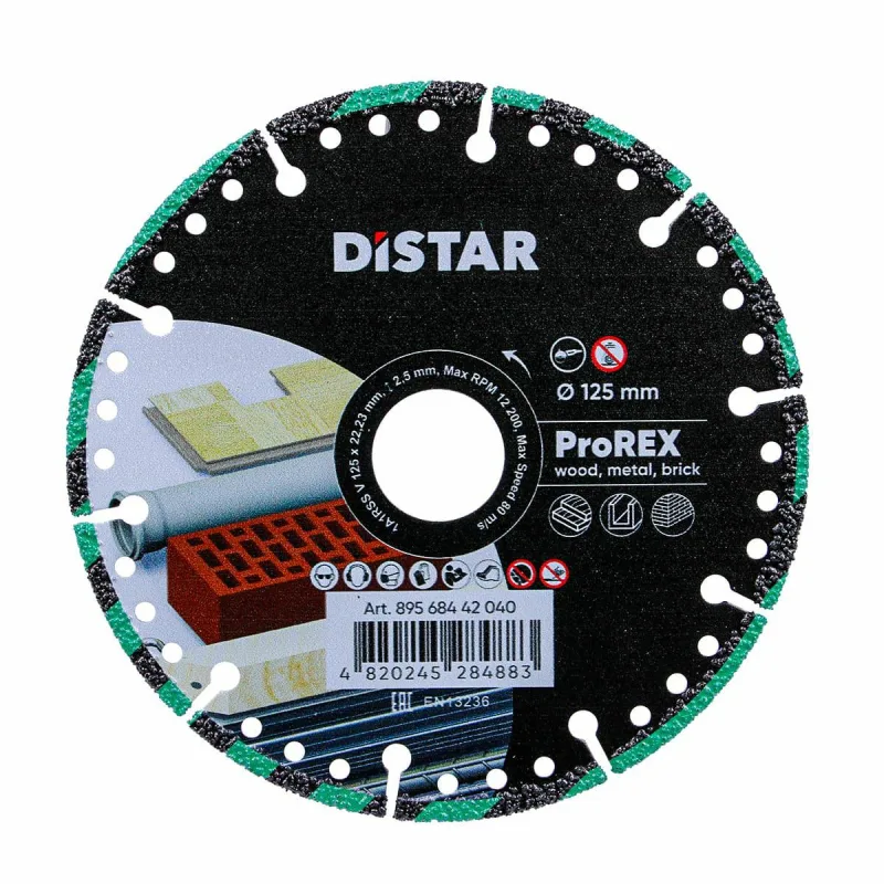 Distar tarcza diamentowa pro rex 125 x 2,5 x 22,2mm