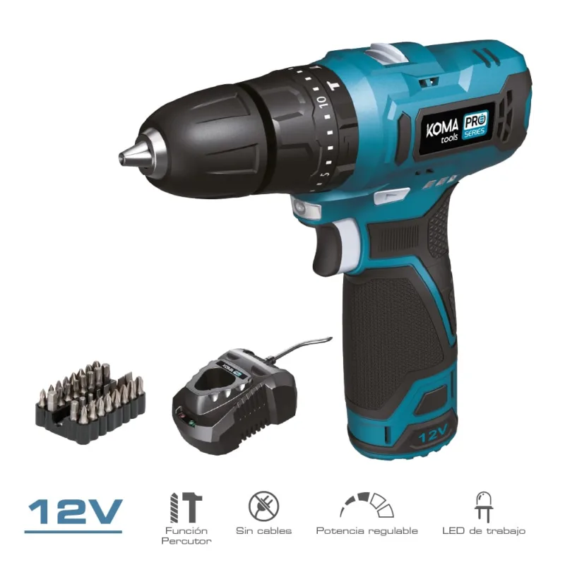 Taladro percutor 12 v