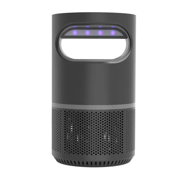 FABRILAMP Lámpara mata insectos LED Lumbre (3W 220/240V) IP44 21,5xØ12cm fabricada en metal y ABS color negro