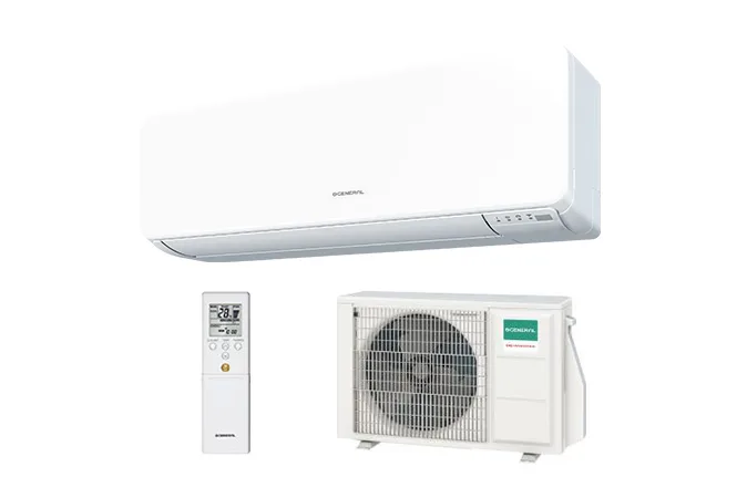 Fujitsu ASHG14KMCE sistema de aire acondicionado dividido Unidad interior de aire acondicionado Blanco
