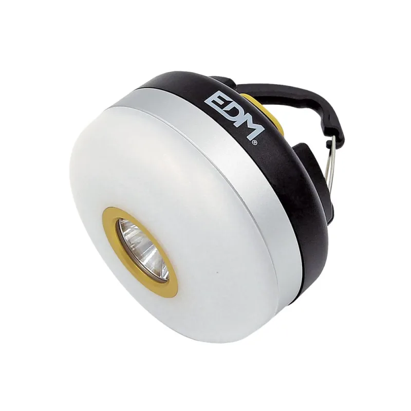 Linterna imantada led 260 lm 6500 / 7000 / 2900 k ip44 3 w bateria recargable 1100 mah ø 66 x 40 mm, expositor 12 uds